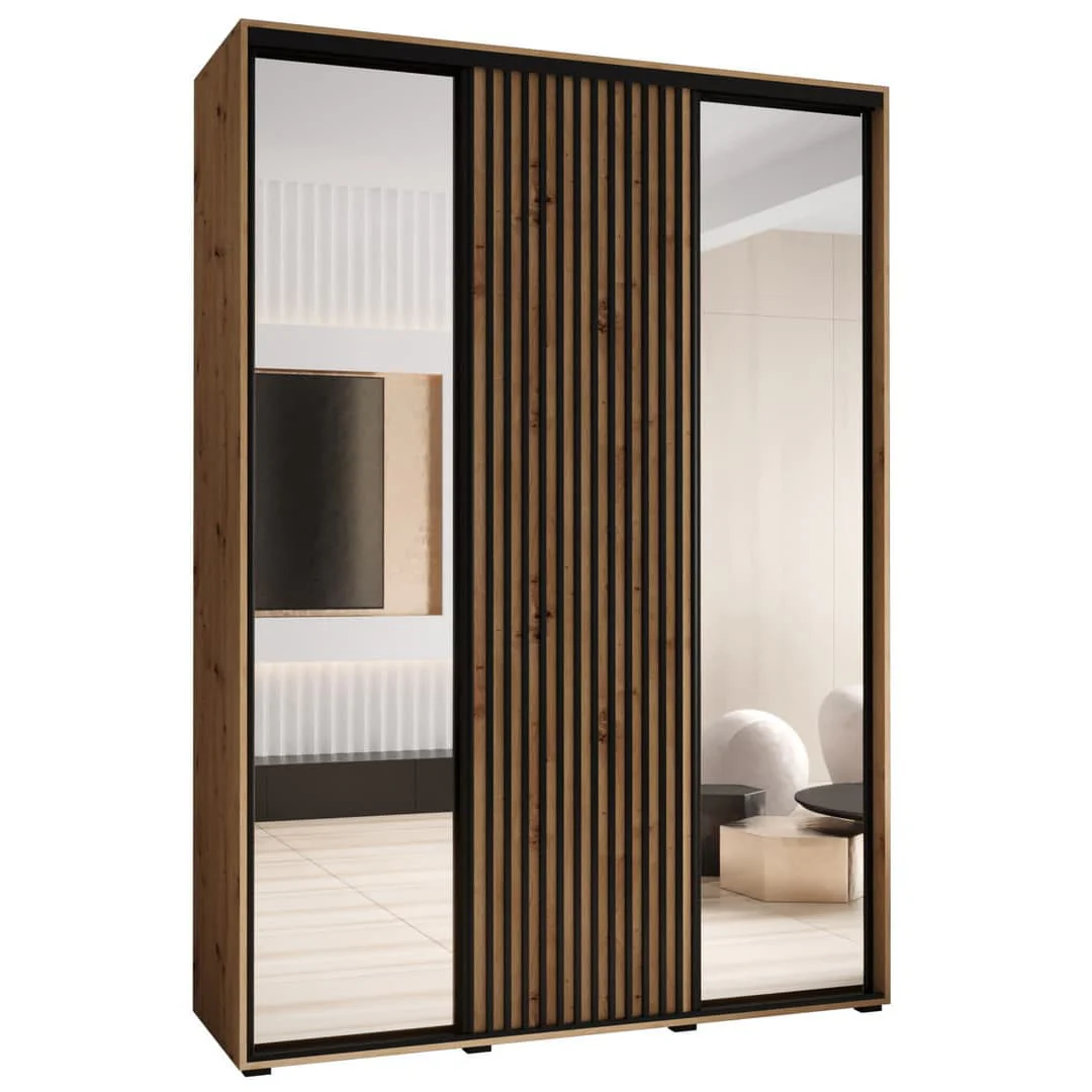 Sapporo II Sliding Door Wardrobe 180cm - Image 5