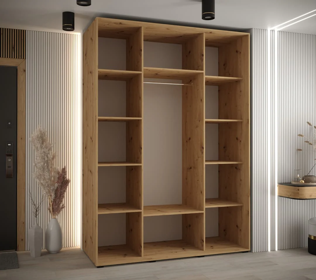 Sapporo II Sliding Door Wardrobe 180cm - Image 6