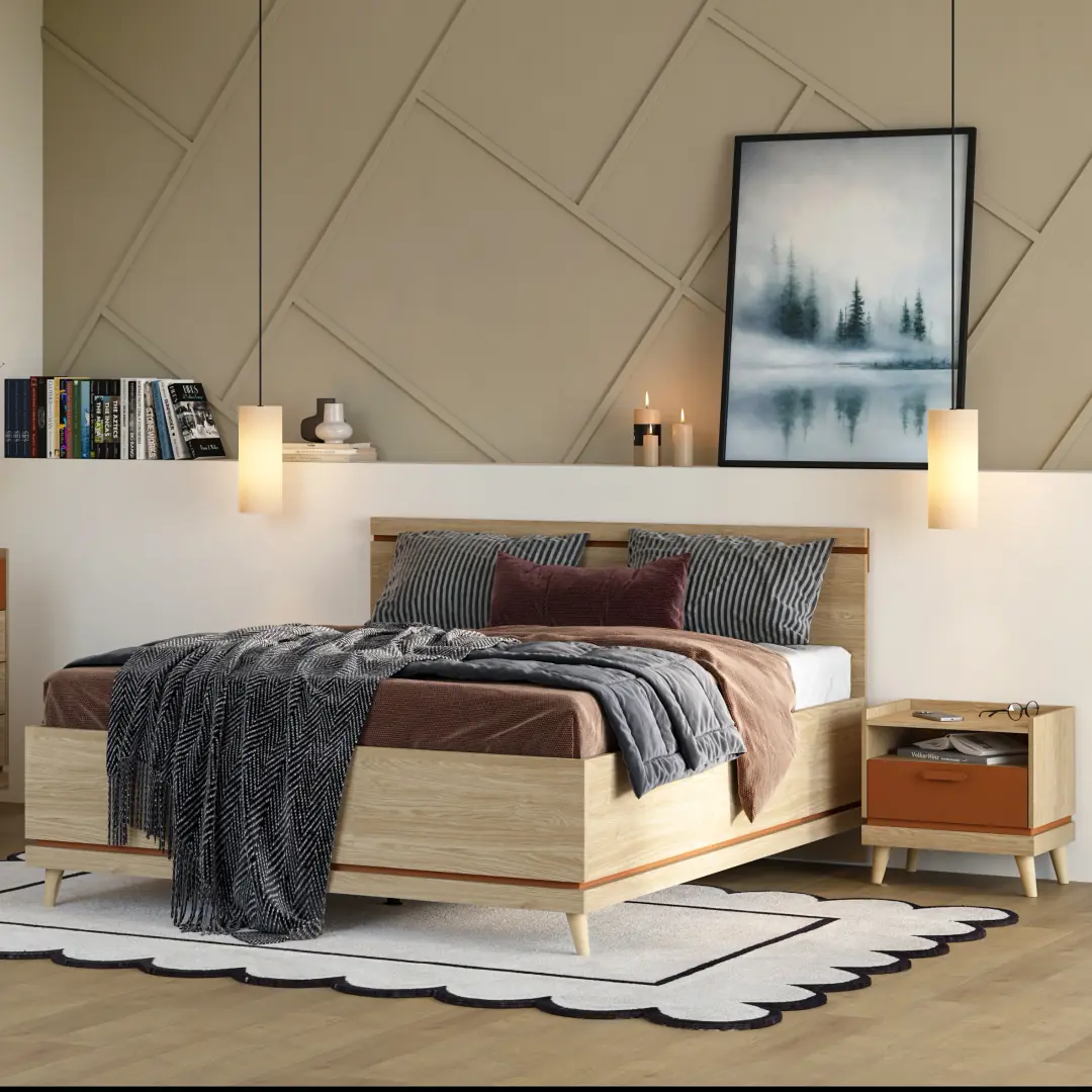 Scandi Bed Frame [EU Super King] - Image 9