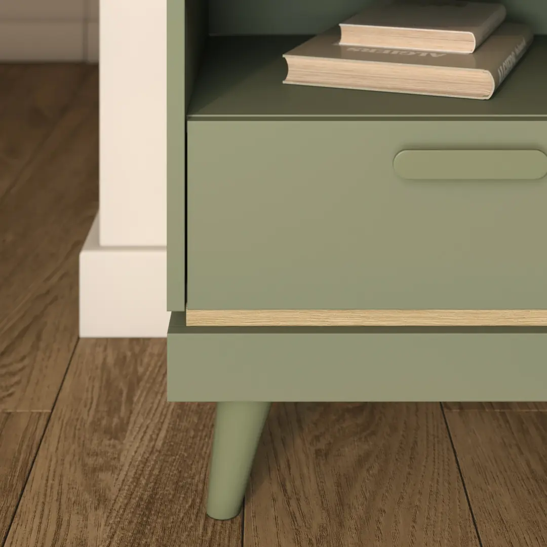 Scandi Bedside Table 50cm - Image 6
