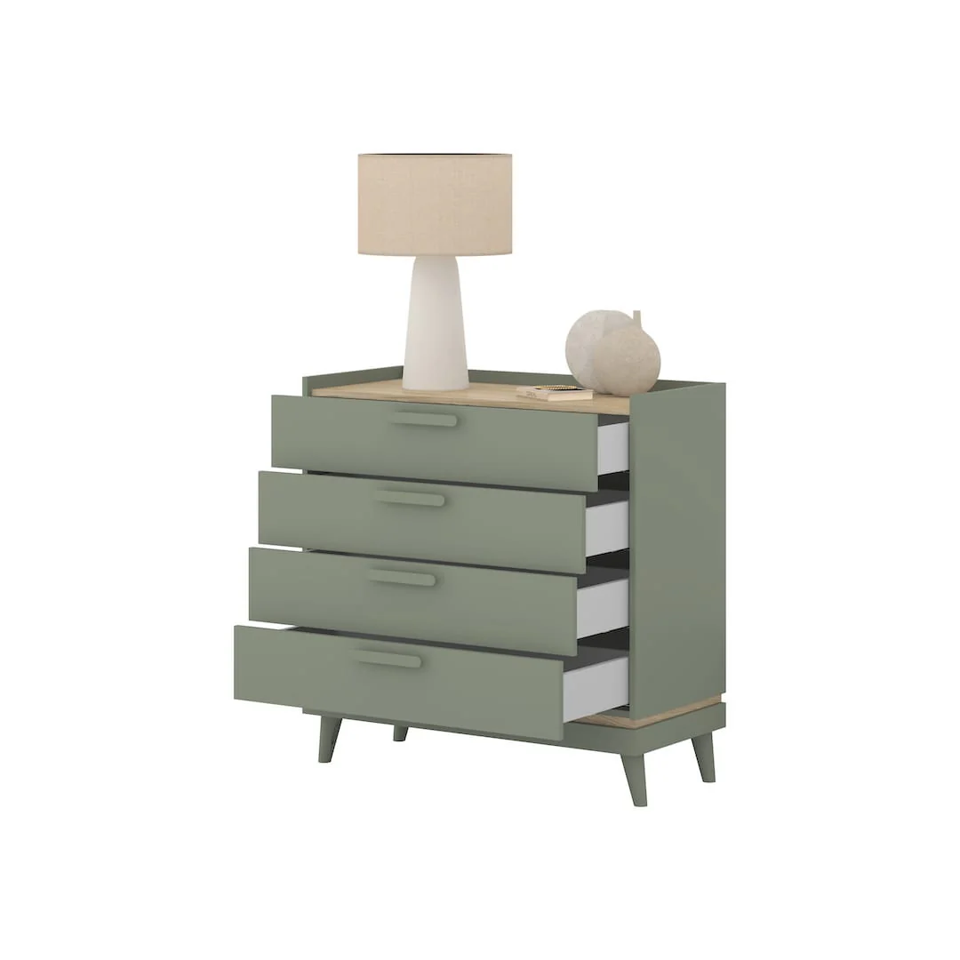 Scandi Chest Of Drawers 90cm - Image 4