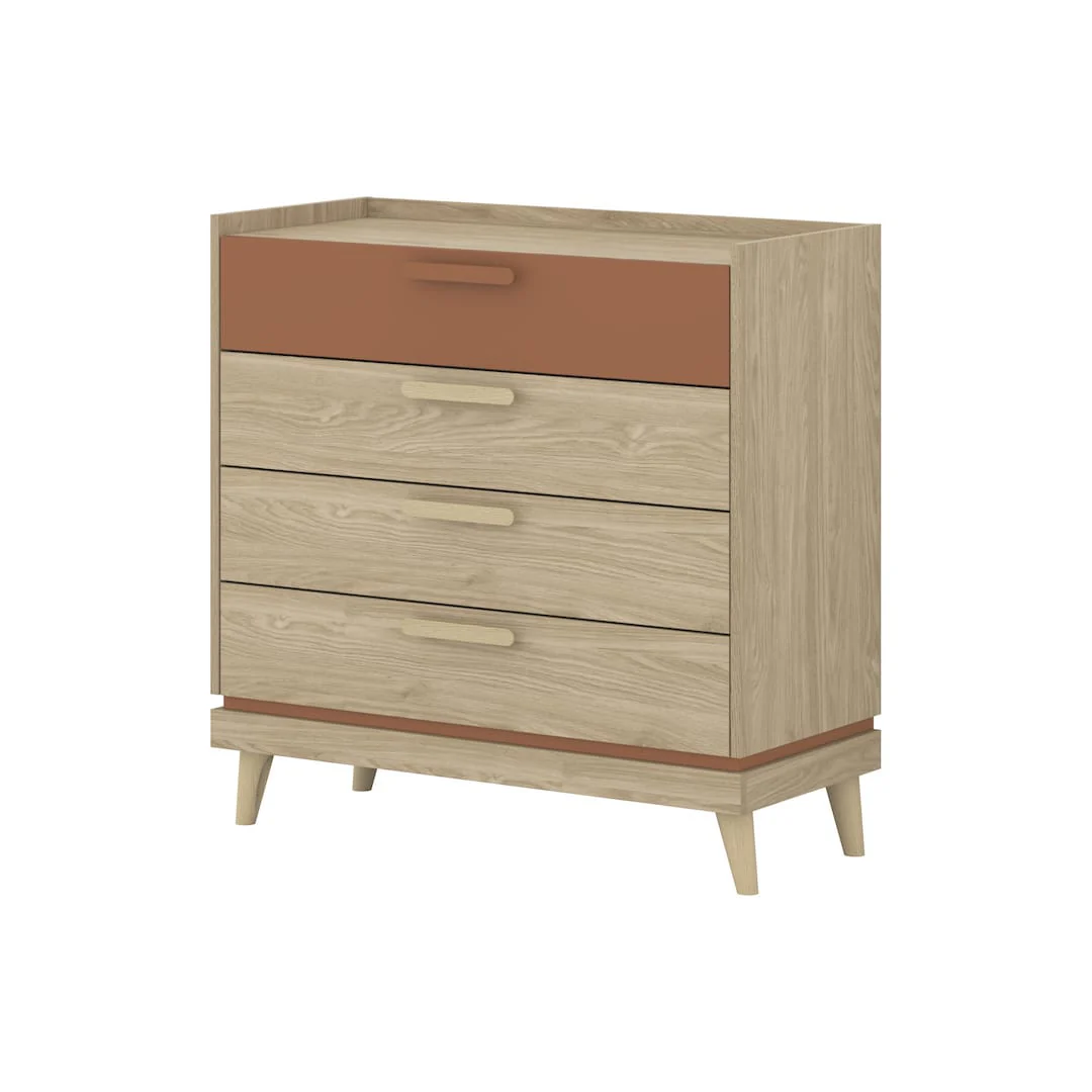 Scandi Chest Of Drawers 90cm - Image 7