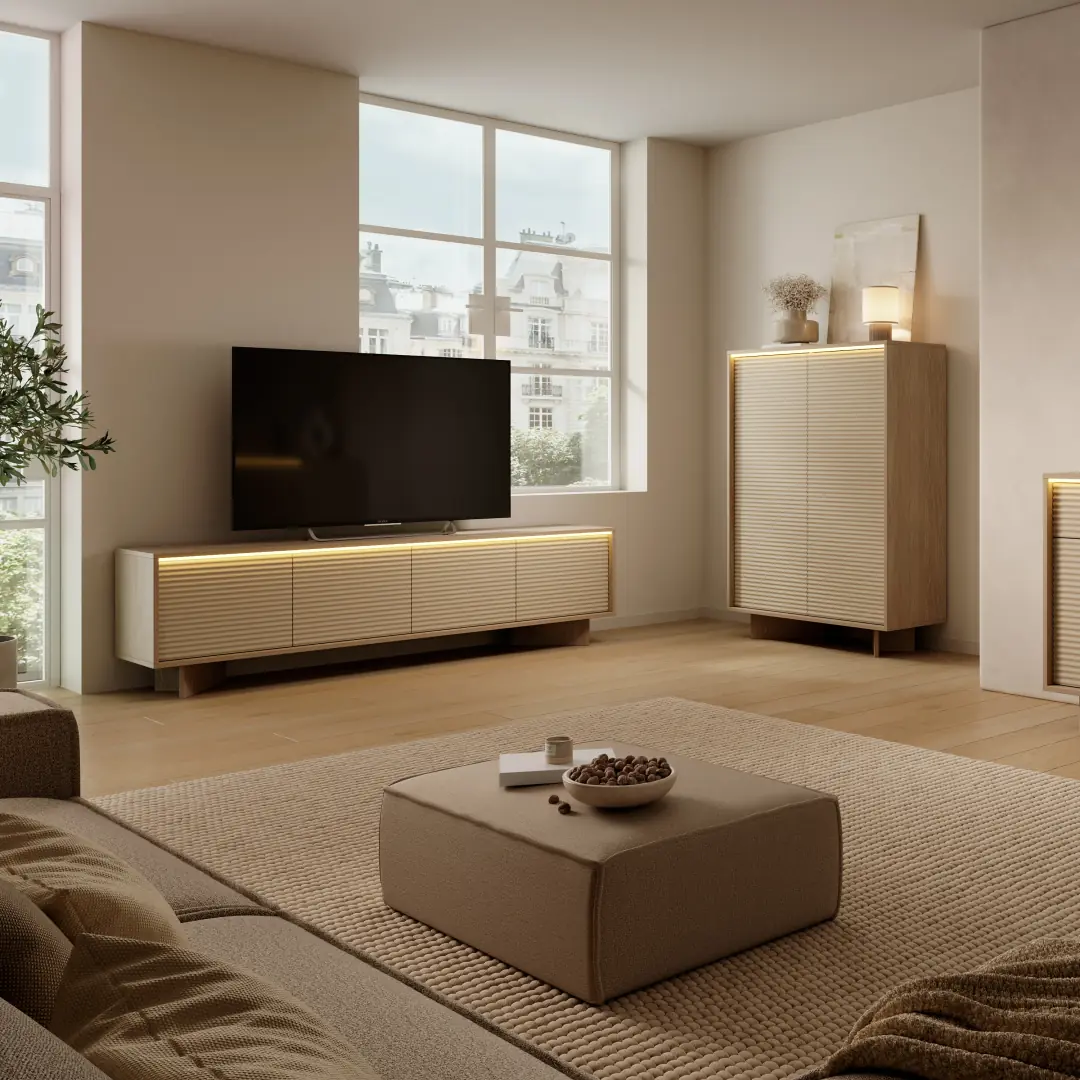 Semi TV Cabinet 204cm - Image 8