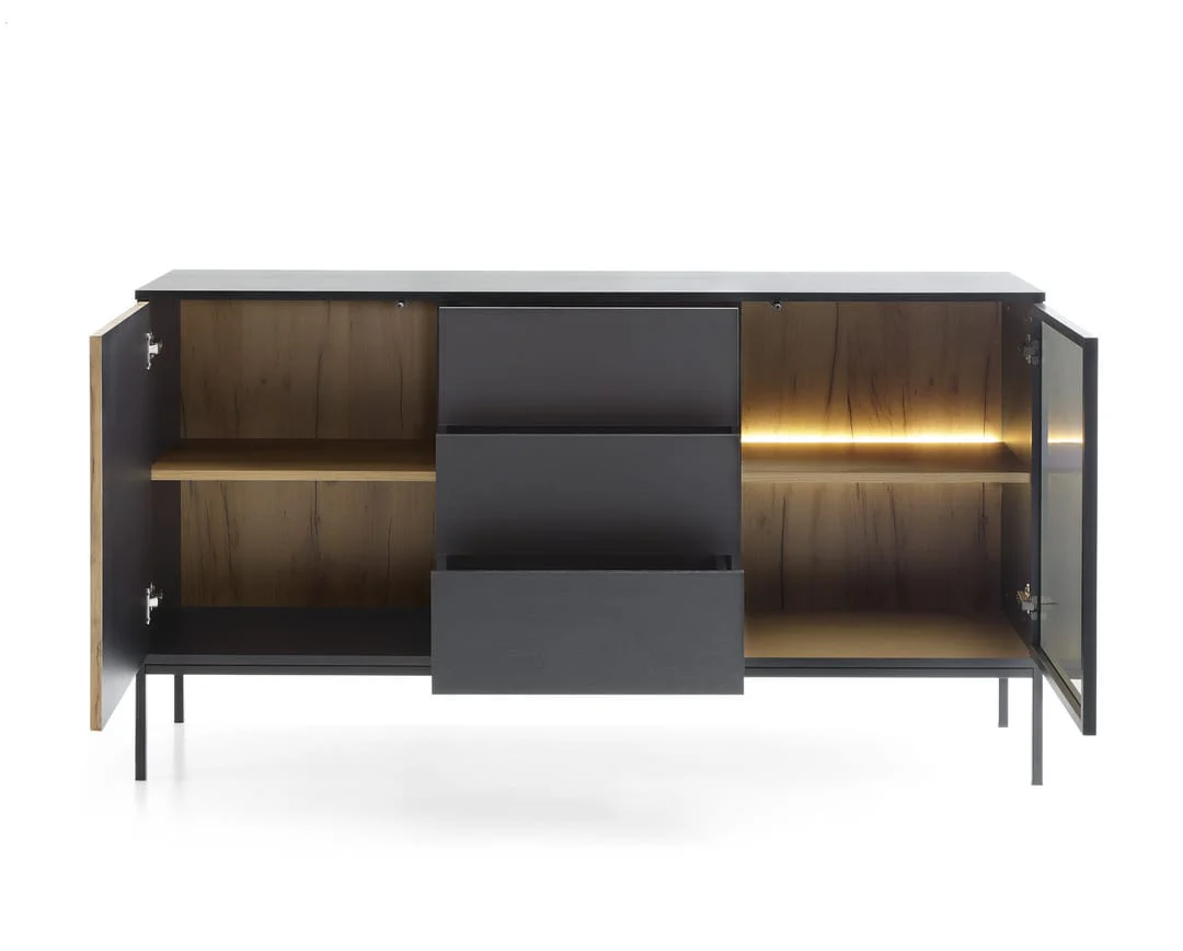 Sento Sideboard Cabinet 154cm [Drawers] - Image 9