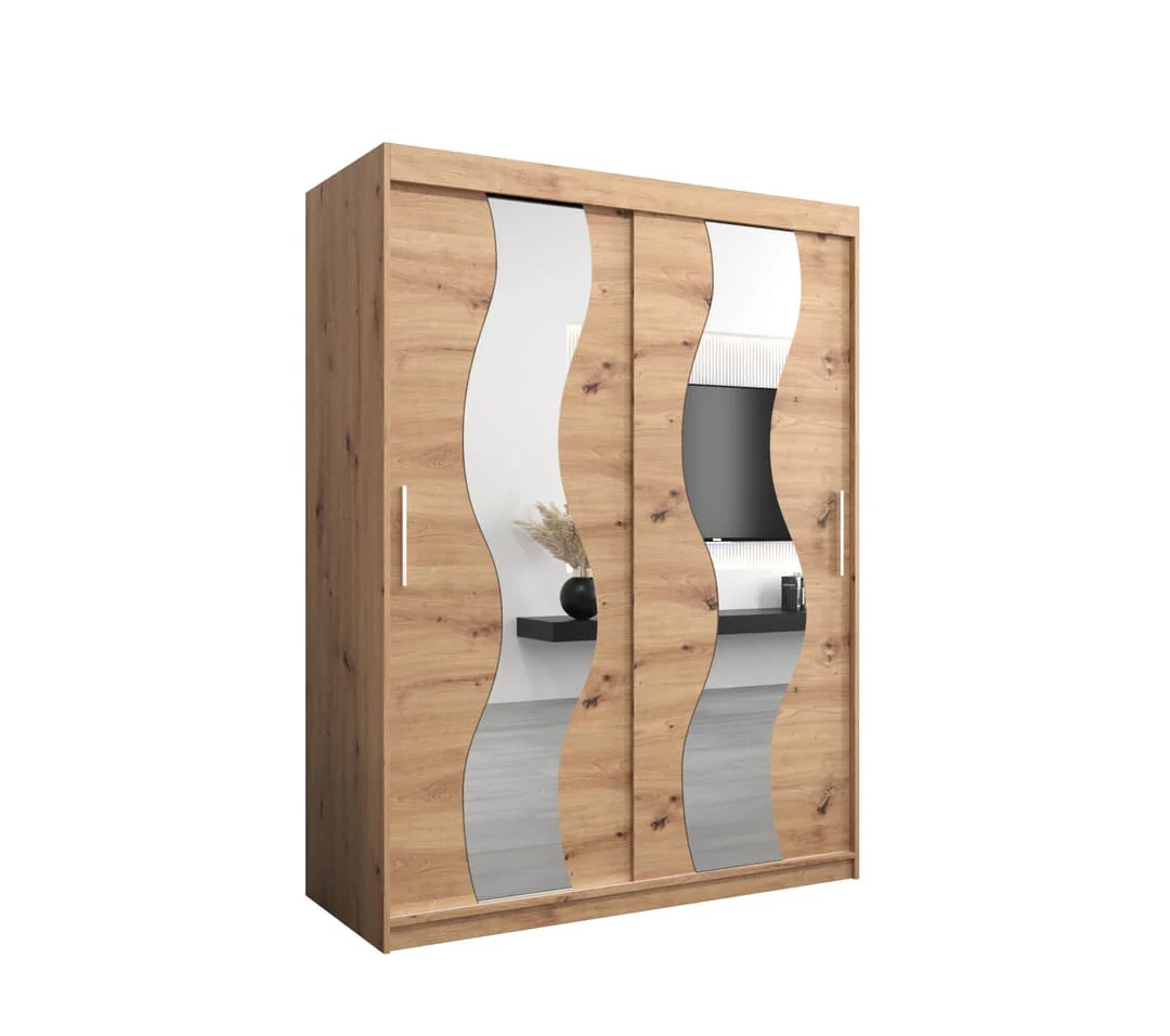 Seville Sliding Door Wardrobe 150cm - Image 10