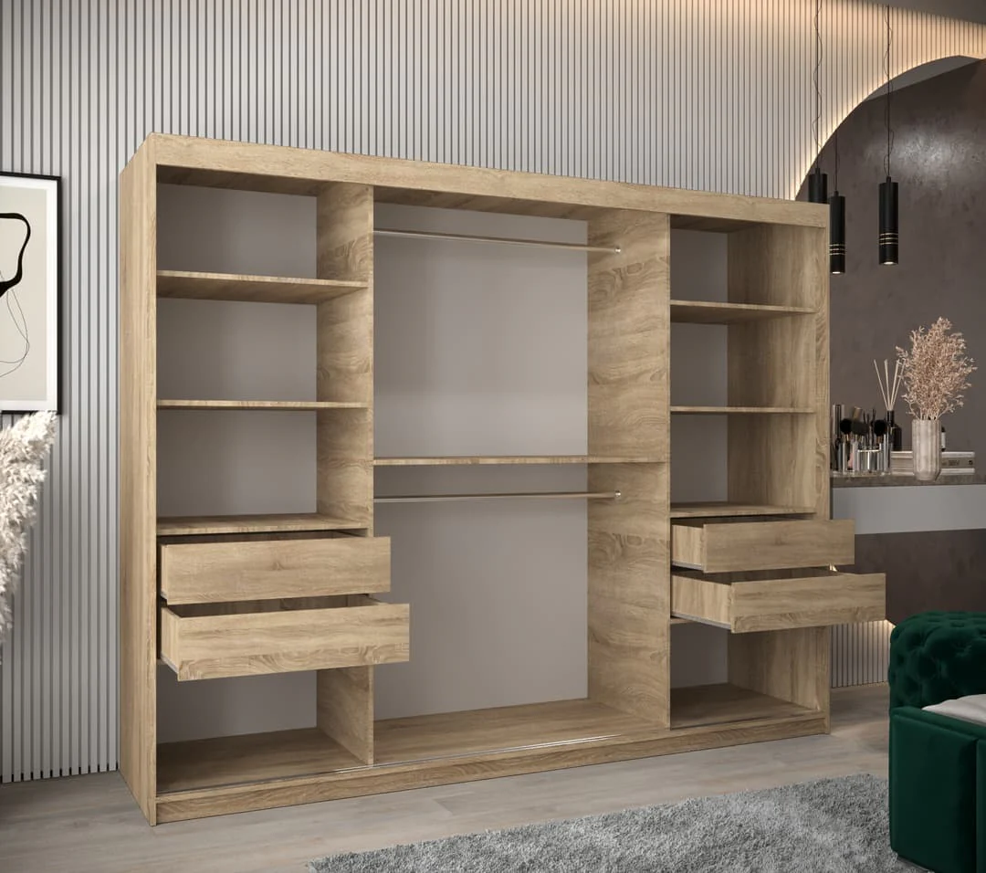 Seville Sliding Door Wardrobe 250cm - Image 17