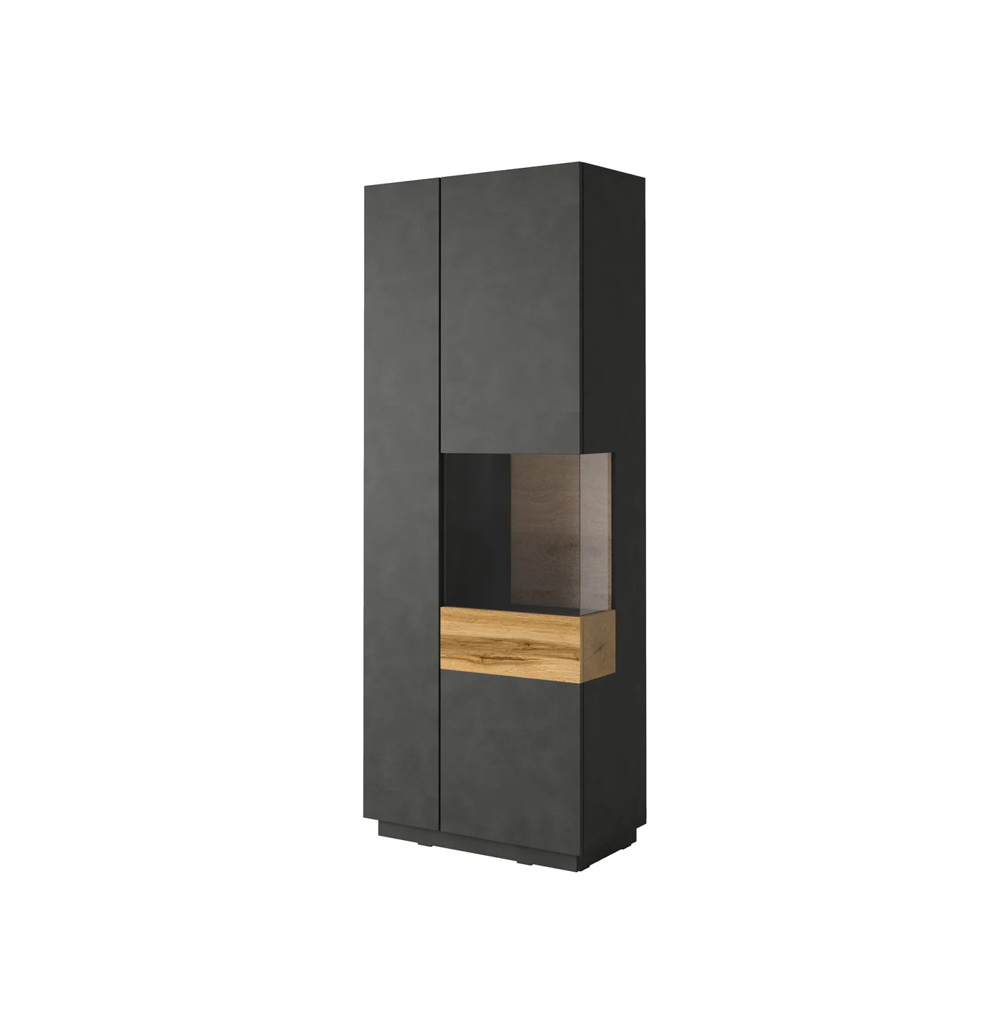 Silke 13 Tall Display Cabinet 80cm - Image 2