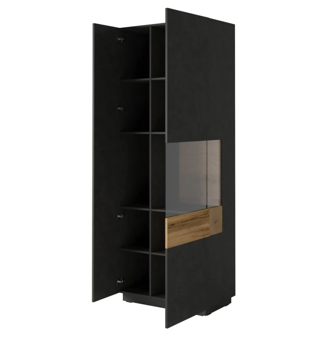 Silke 13 Tall Display Cabinet 80cm - Image 3