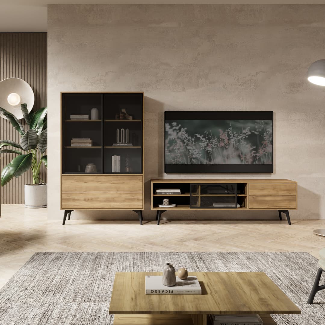 Slide TV Cabinet 180cm - Image 5
