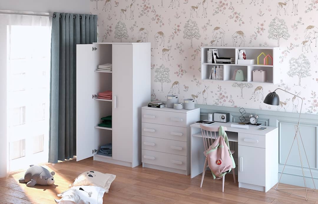 Smyk SM-06 Hinged Wardrobe 80cm - Image 13
