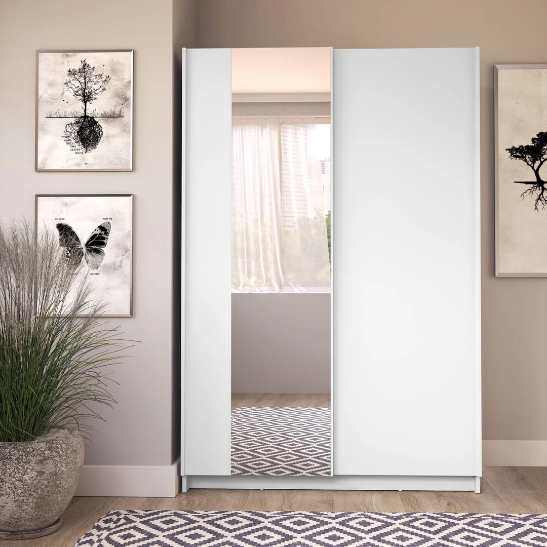 Sofia Sliding Door Wardrobe 120cm - Image 8