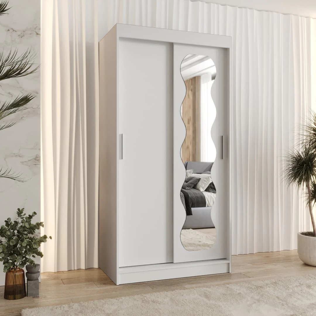 Spoti Sliding Door Wardrobe 100cm