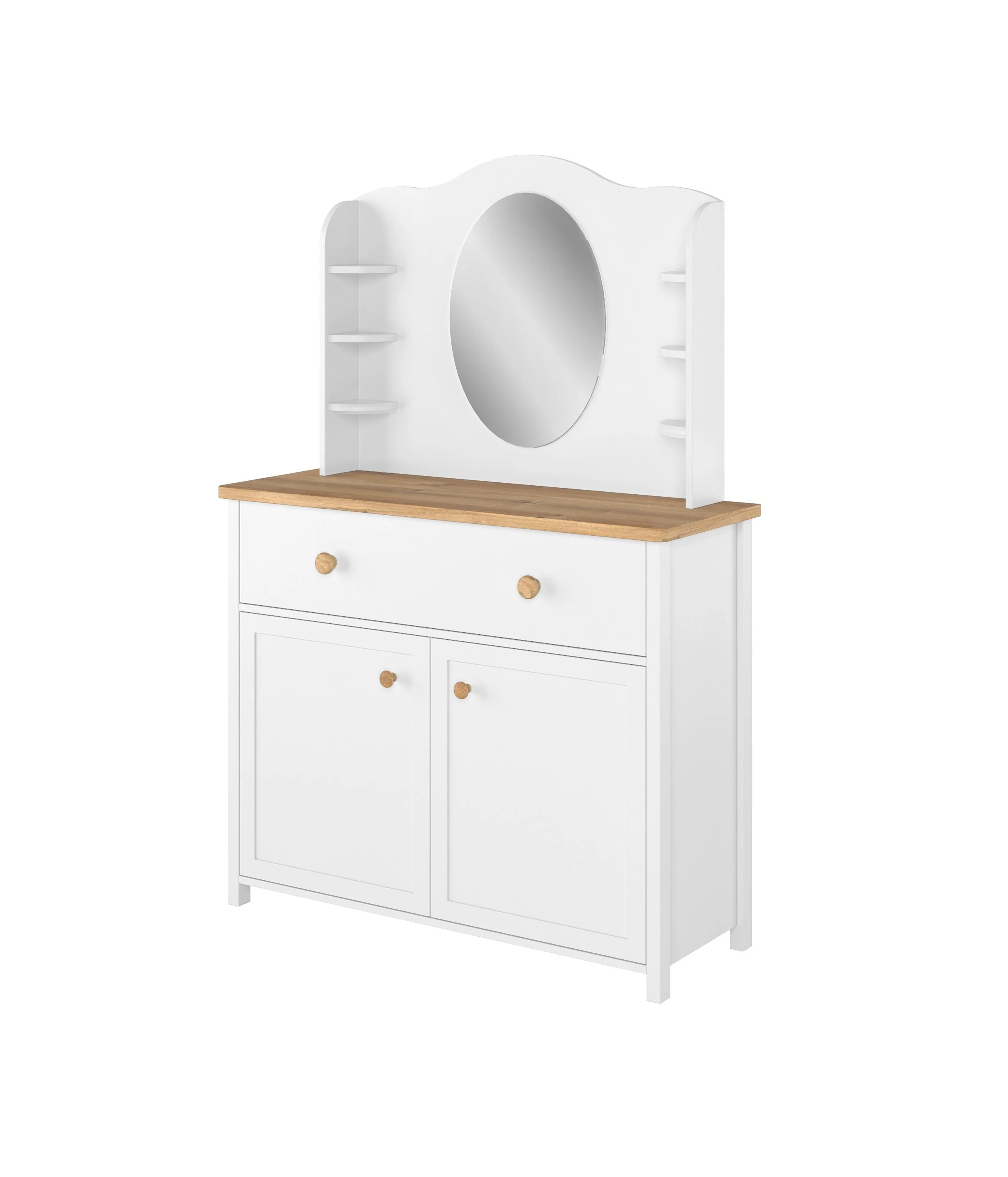 Story SO-06 Desk Hutch with Mirror - Image 16