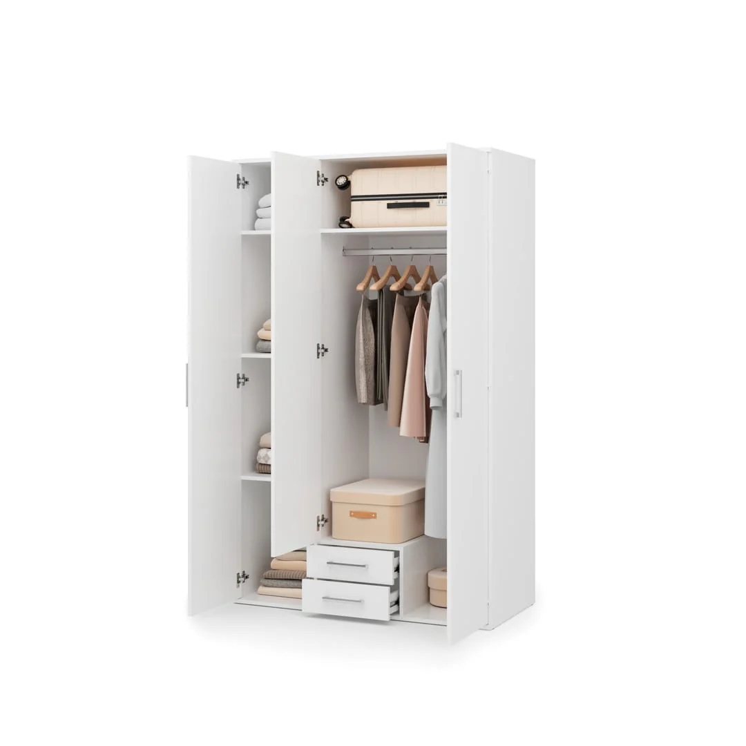 Taby Hinged Door Wardrobe 122cm - Image 5