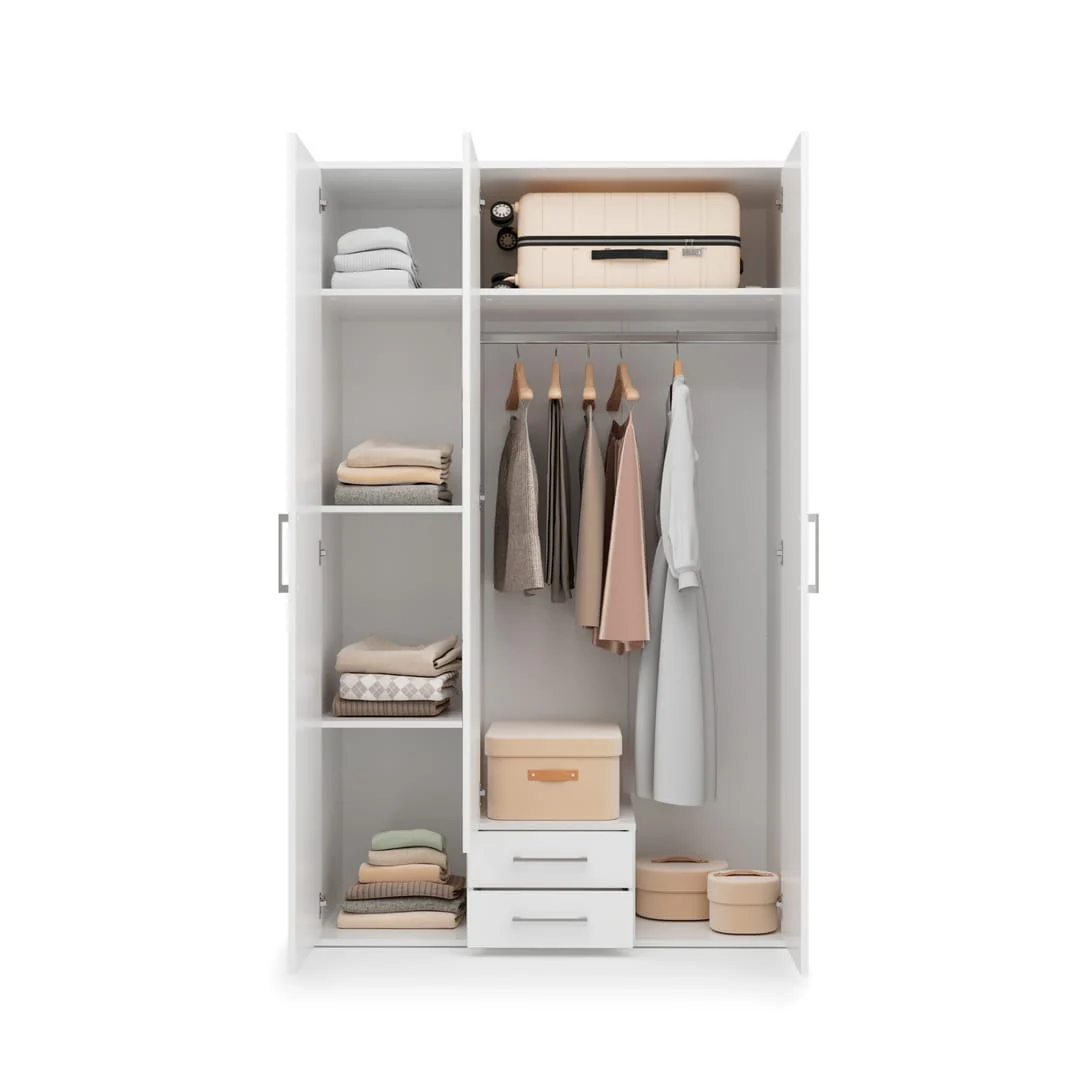 Taby Hinged Door Wardrobe 122cm - Image 7