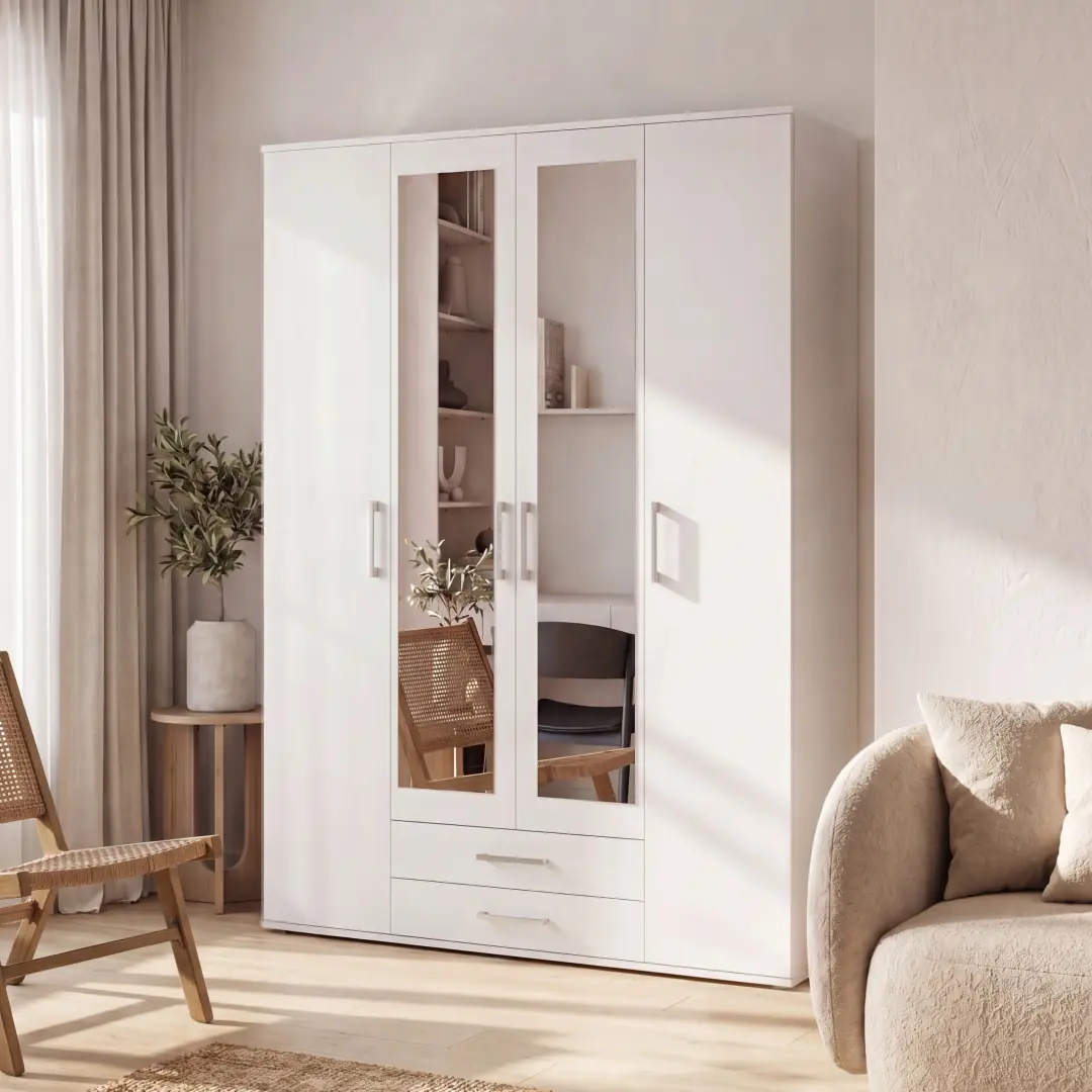 Taby Hinged Door Wardrobe 162cm