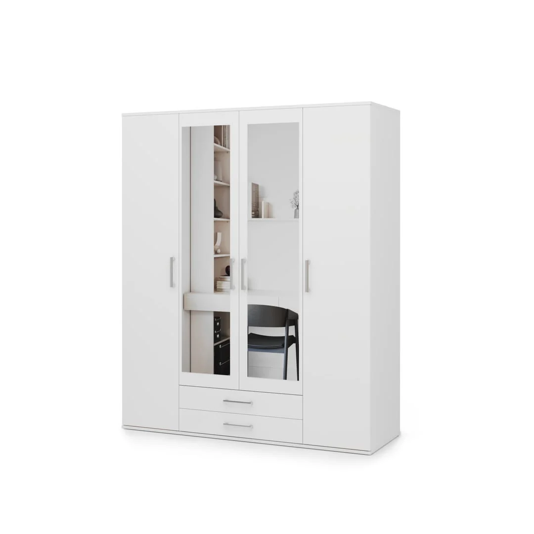 Taby Hinged Door Wardrobe 162cm - Image 4