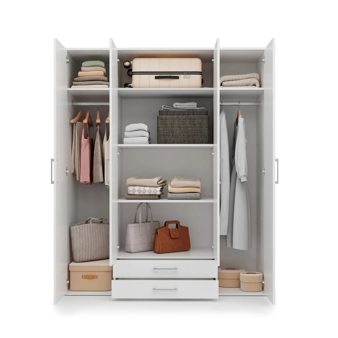 Taby Hinged Door Wardrobe 162cm - Image 8