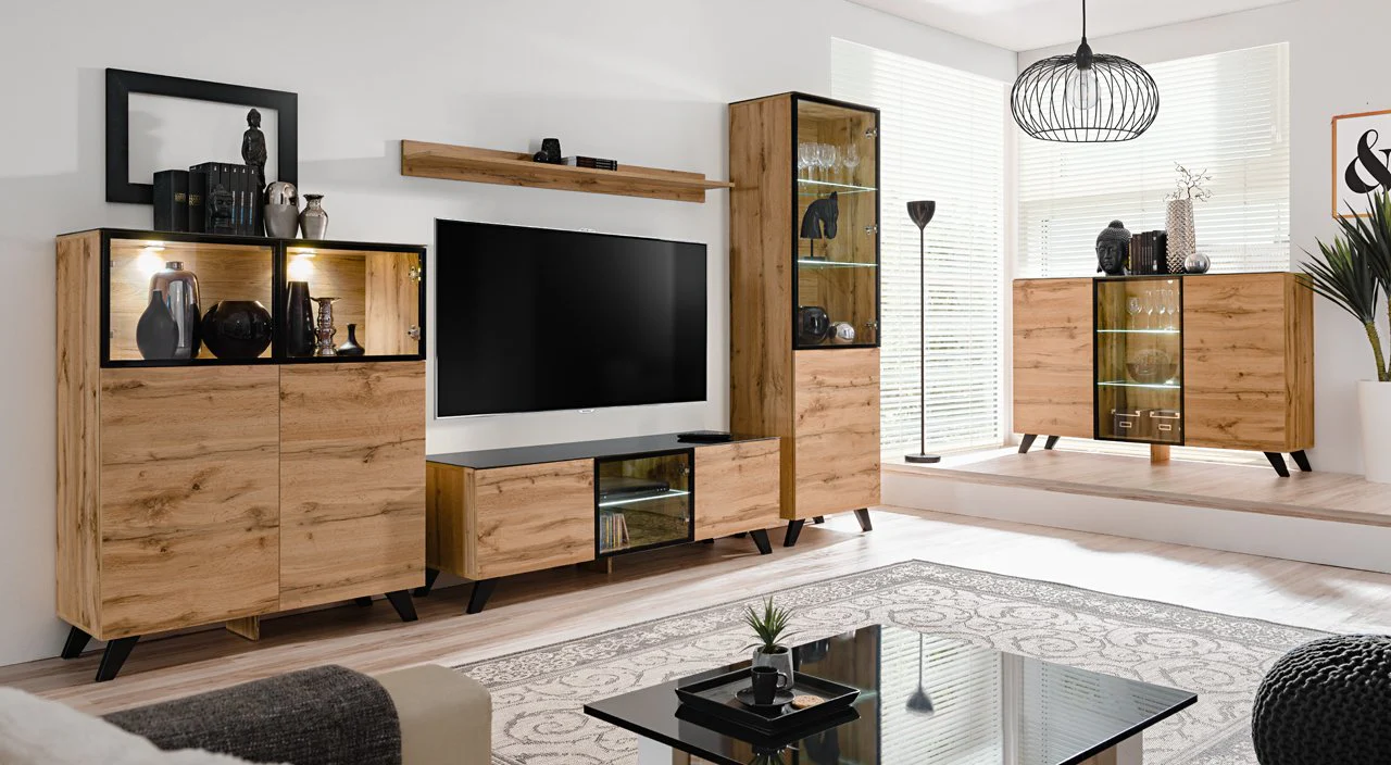 Thin TV Cabinet 150cm - Image 5