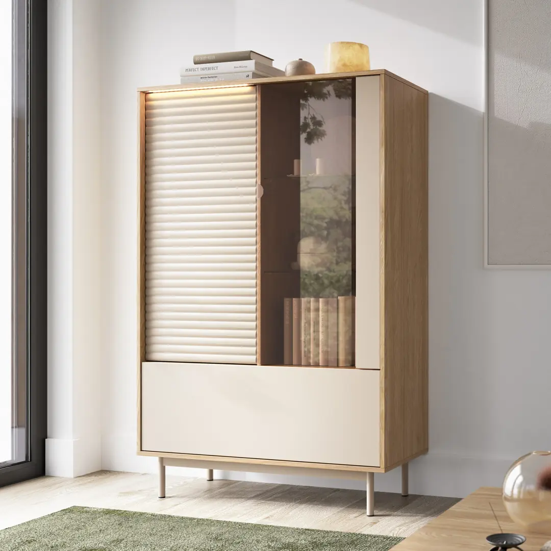 Tila Display Cabinet 100cm - Image 4