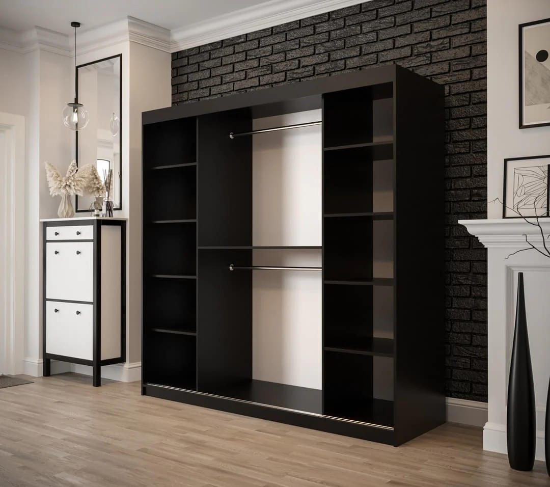 Tilburg I Sliding Door Wardrobe 200cm - Image 3