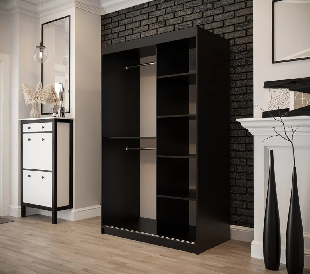 Tilburg II Sliding Door Wardrobe 120cm - Image 3