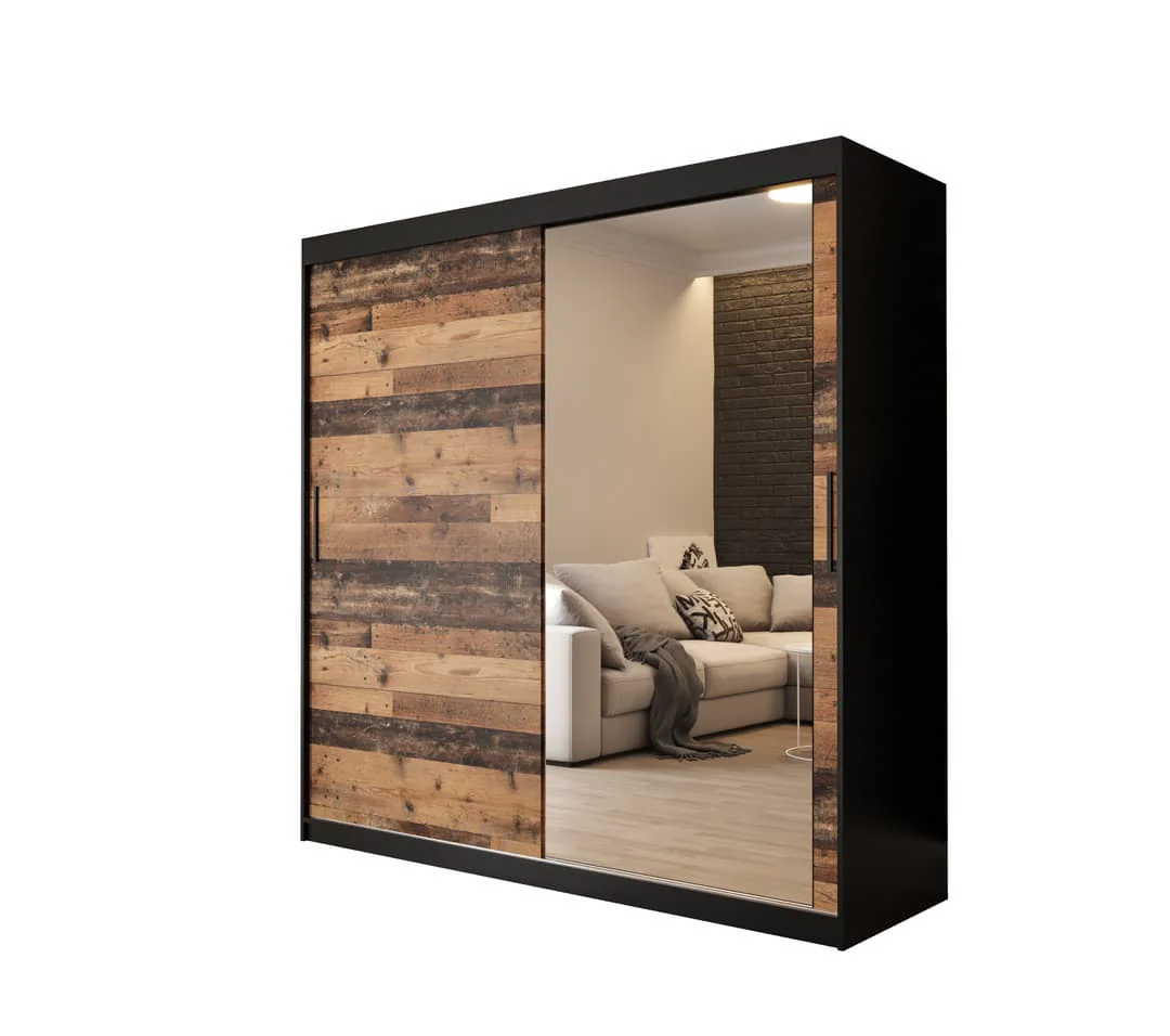 Tilburg II Sliding Door Wardrobe 200cm - Image 2