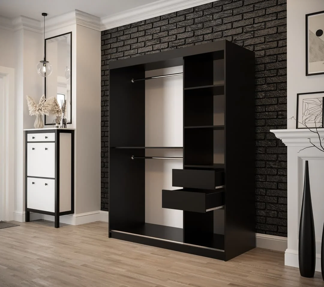 Tilburg Sliding Door Wardrobe 150cm - Image 4