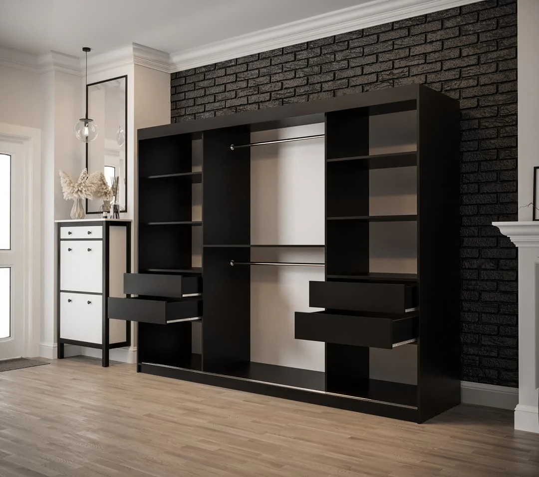 Tilburg Sliding Door Wardrobe 250cm - Image 4