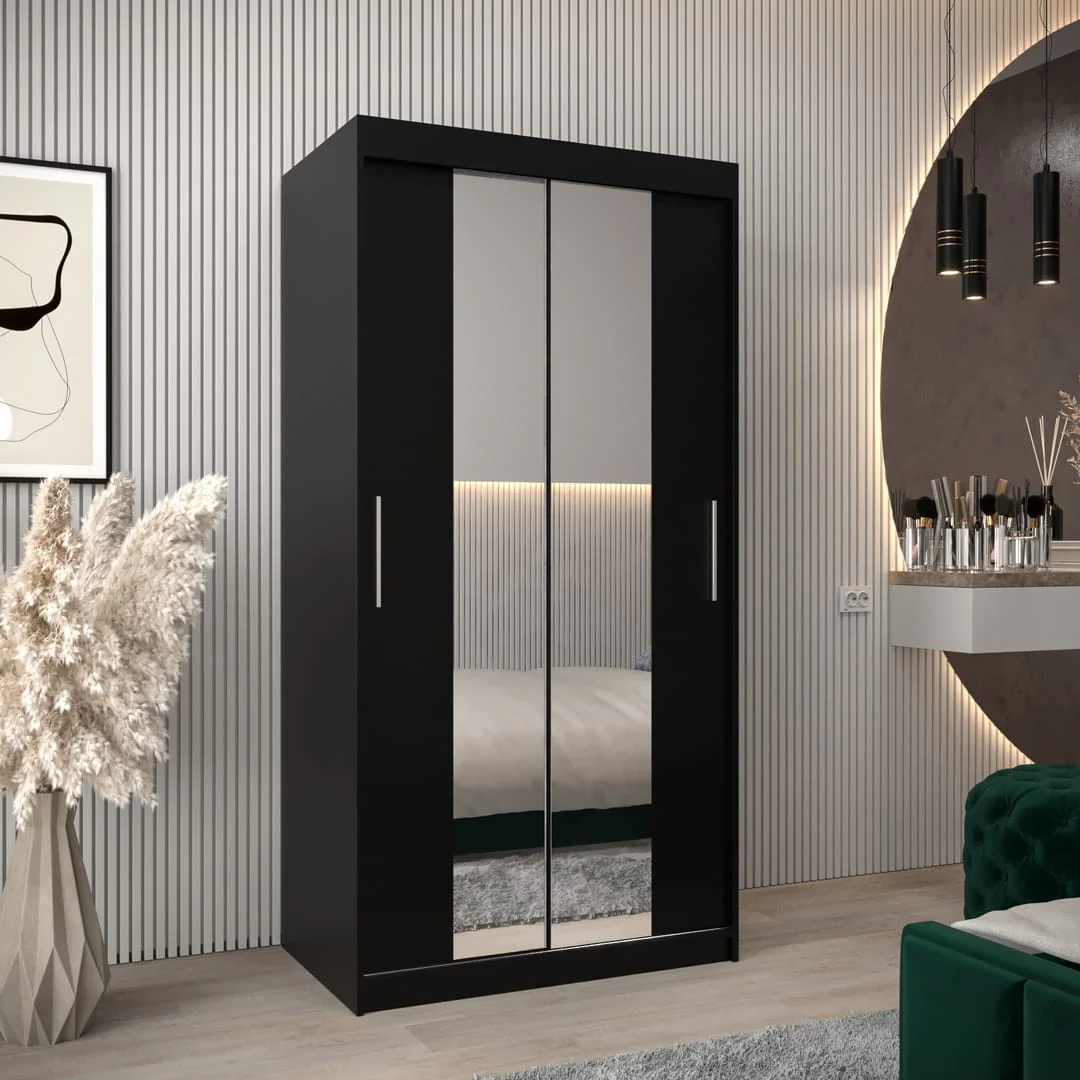 Tokyo I Sliding Door Wardrobe 100cm - Image 9