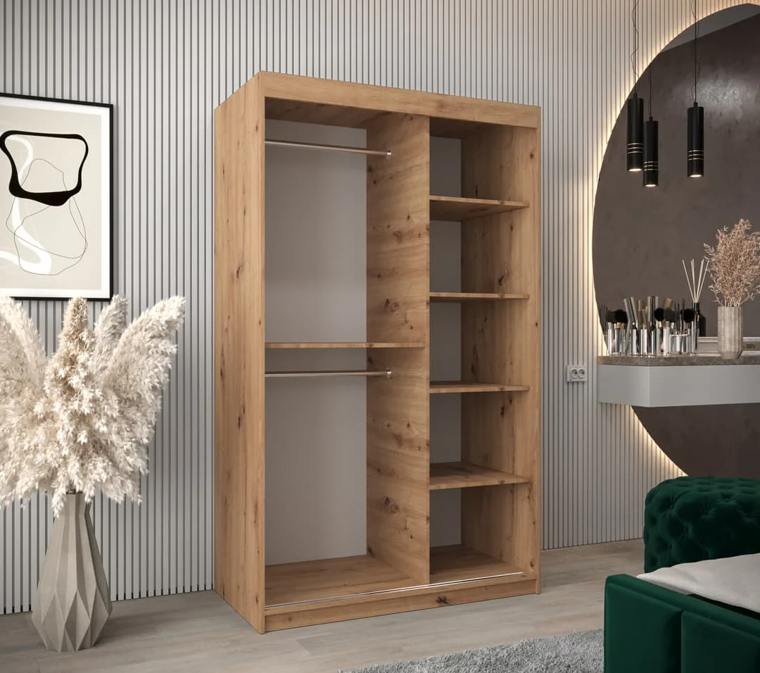 Tokyo I Sliding Door Wardrobe 120cm - Image 3