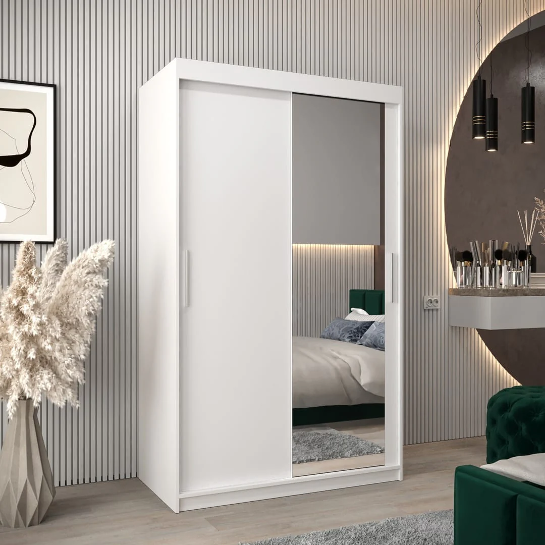 Tokyo II Sliding Door Wardrobe 120cm - Image 5