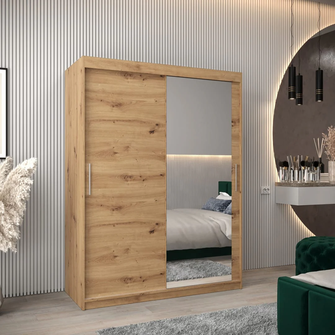 Tokyo II Sliding Door Wardrobe 150cm - Image 9