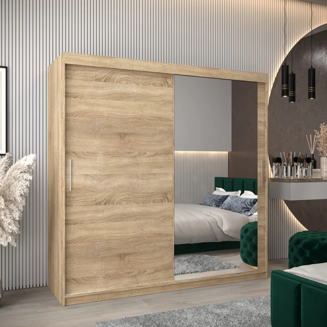 Tokyo II Sliding Door Wardrobe 200cm - Image 13
