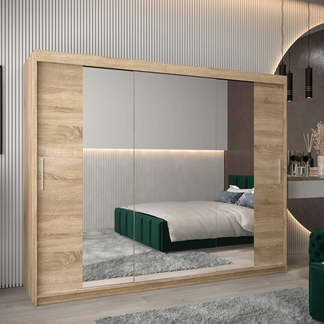 Tokyo II Sliding Door Wardrobe 250cm - Image 13