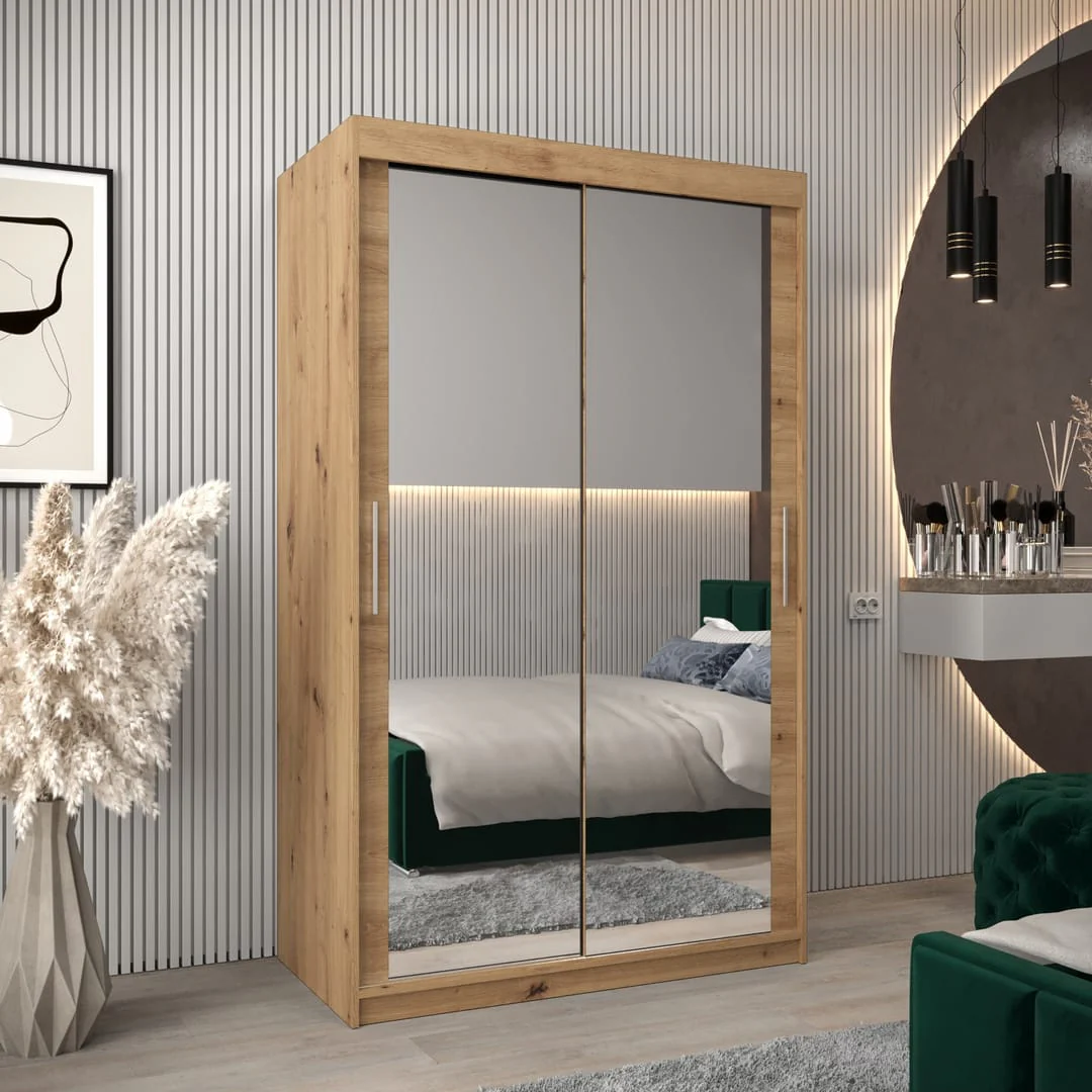 Tokyo III Sliding Door Wardrobe 120cm - Image 5