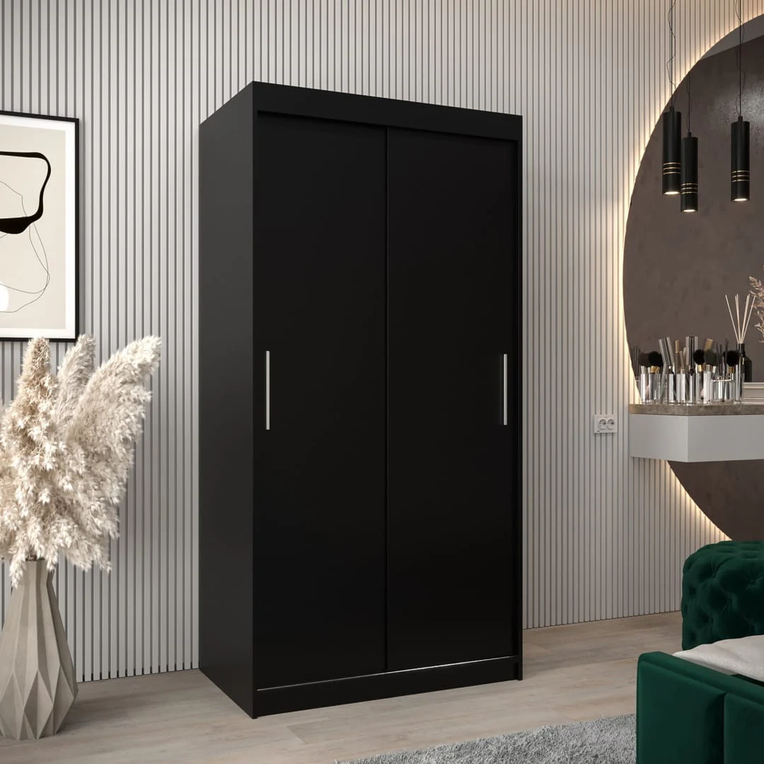 Tokyo Sliding Door Wardrobe 100cm - Image 5