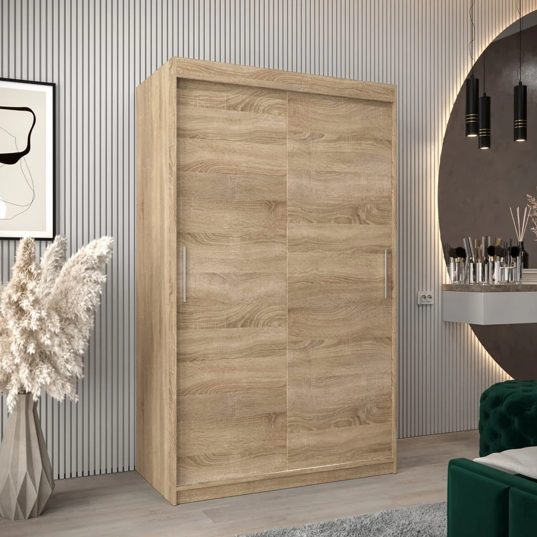 Tokyo Sliding Door Wardrobe 120cm - Image 13