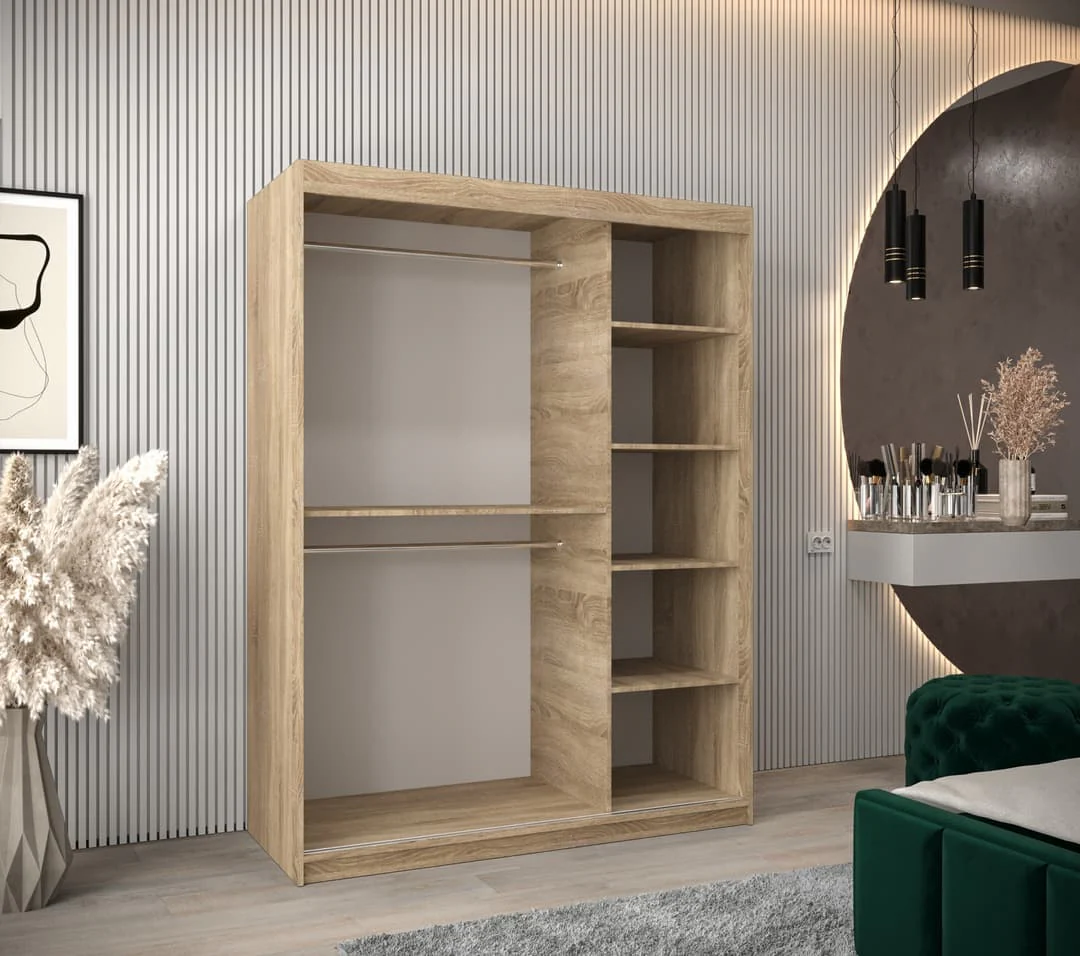 Tokyo Sliding Door Wardrobe 150cm - Image 15