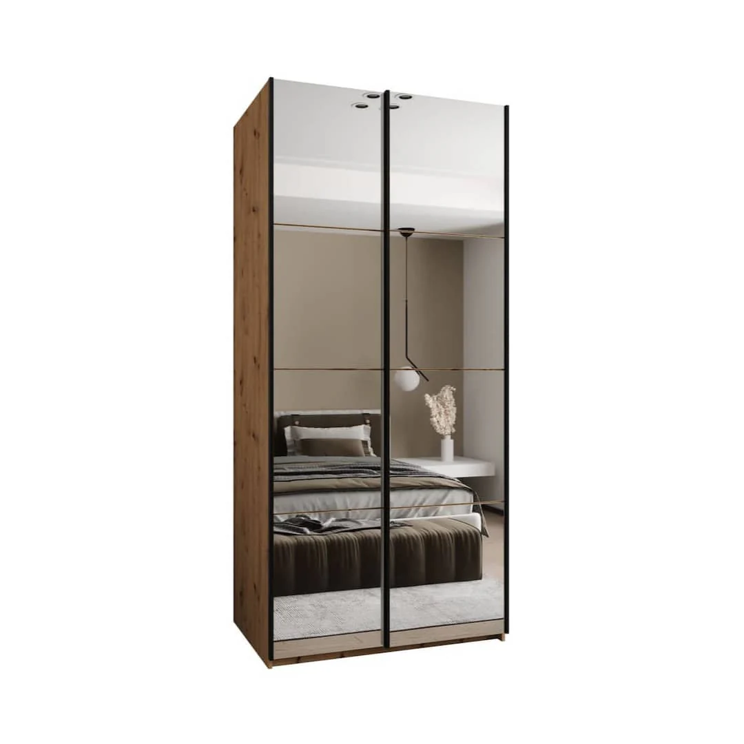 Trosa II Sliding Door Wardrobe 100cm - Image 2