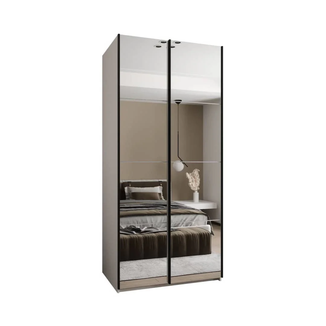 Trosa II Sliding Door Wardrobe 100cm - Image 7