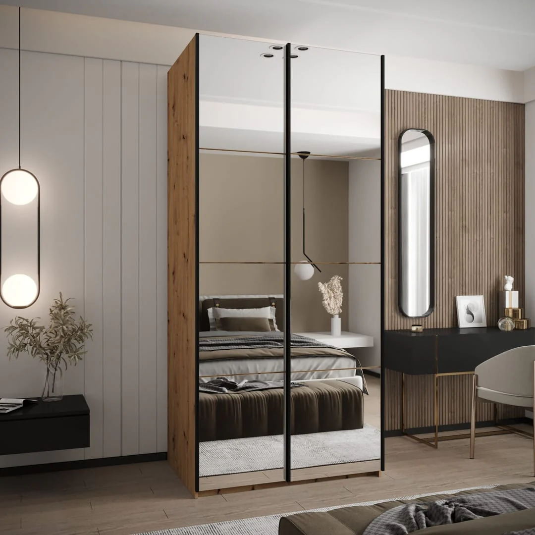 Trosa II Sliding Door Wardrobe 110cm - Image 3