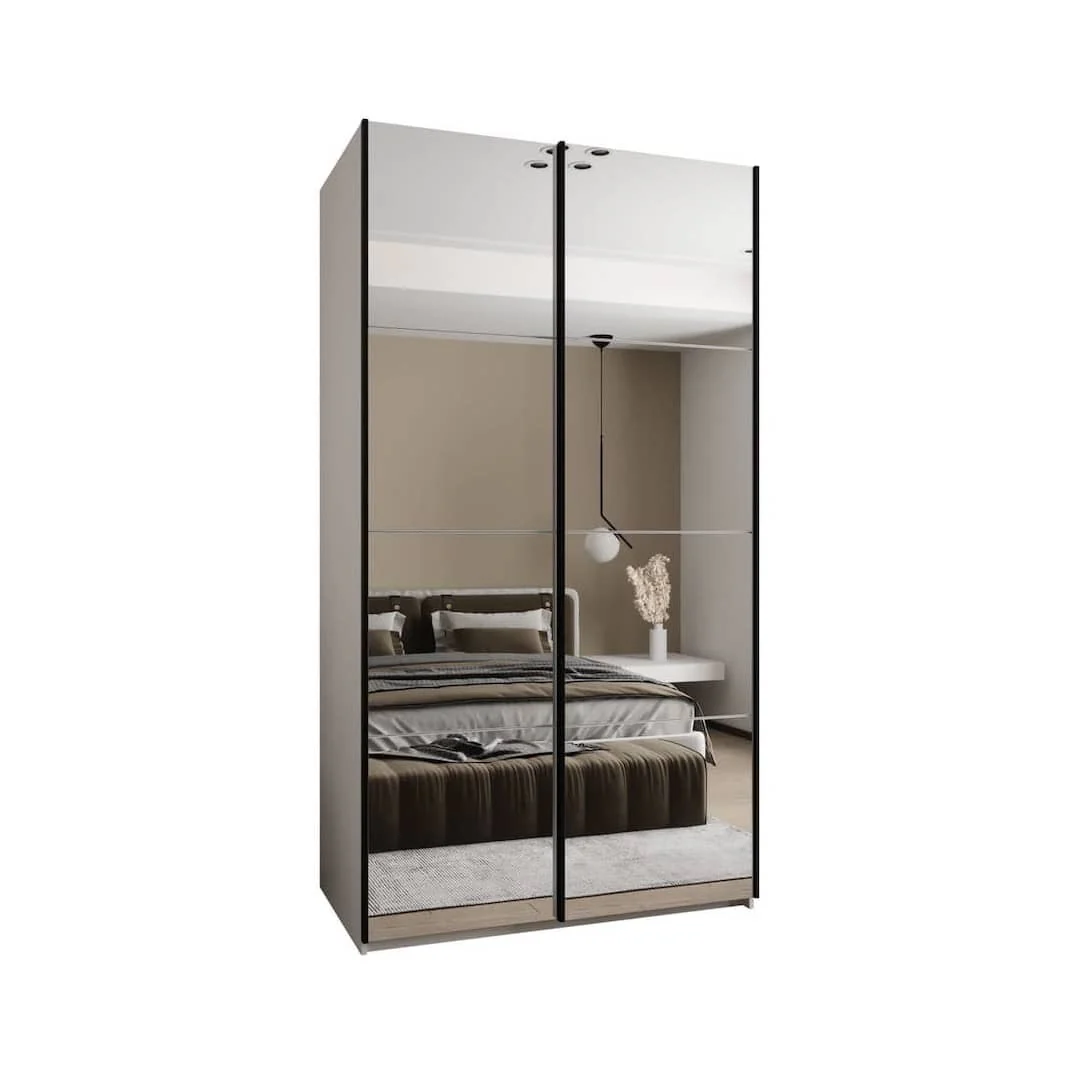 Trosa II Sliding Door Wardrobe 130cm - Image 9