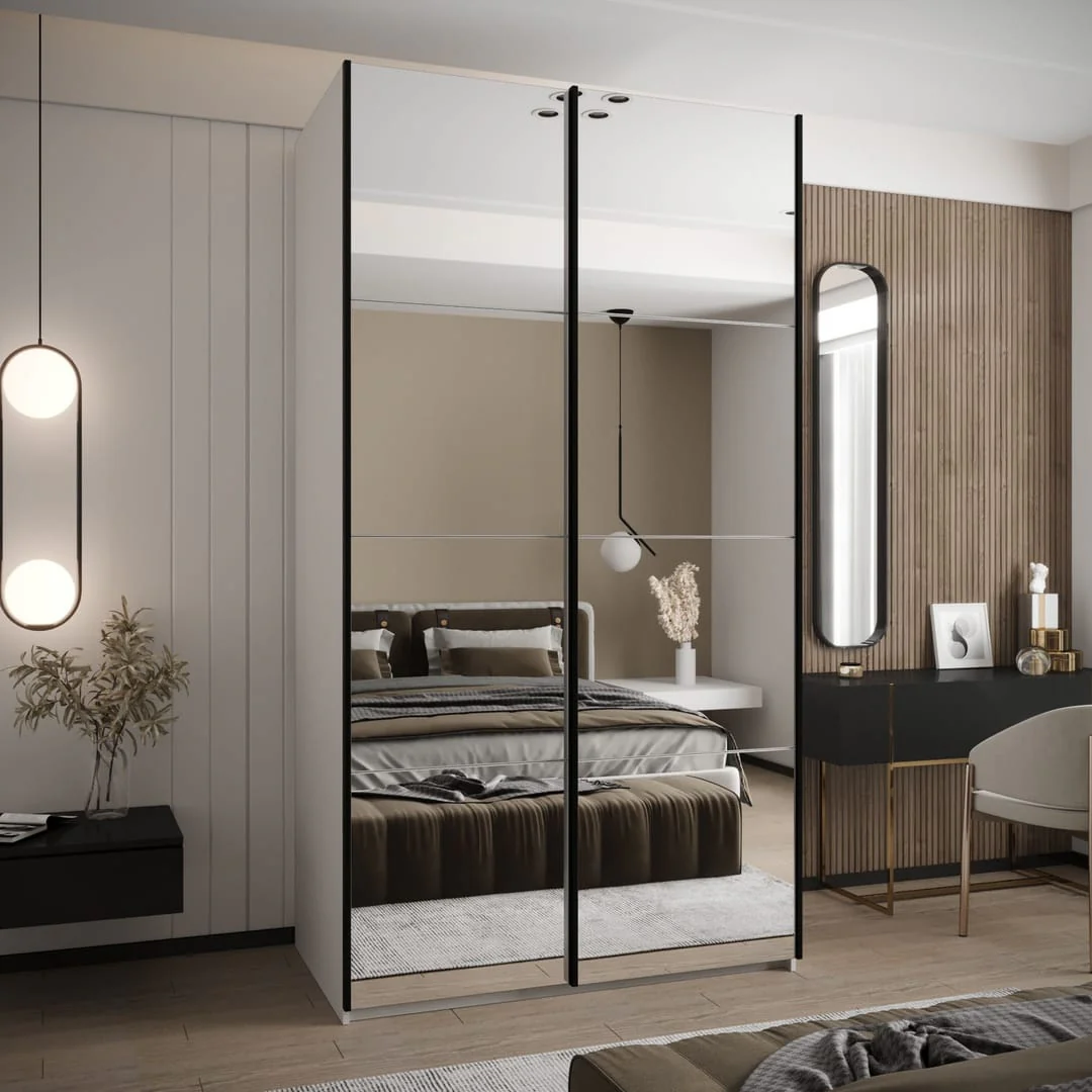 Trosa II Sliding Door Wardrobe 140cm - Image 5