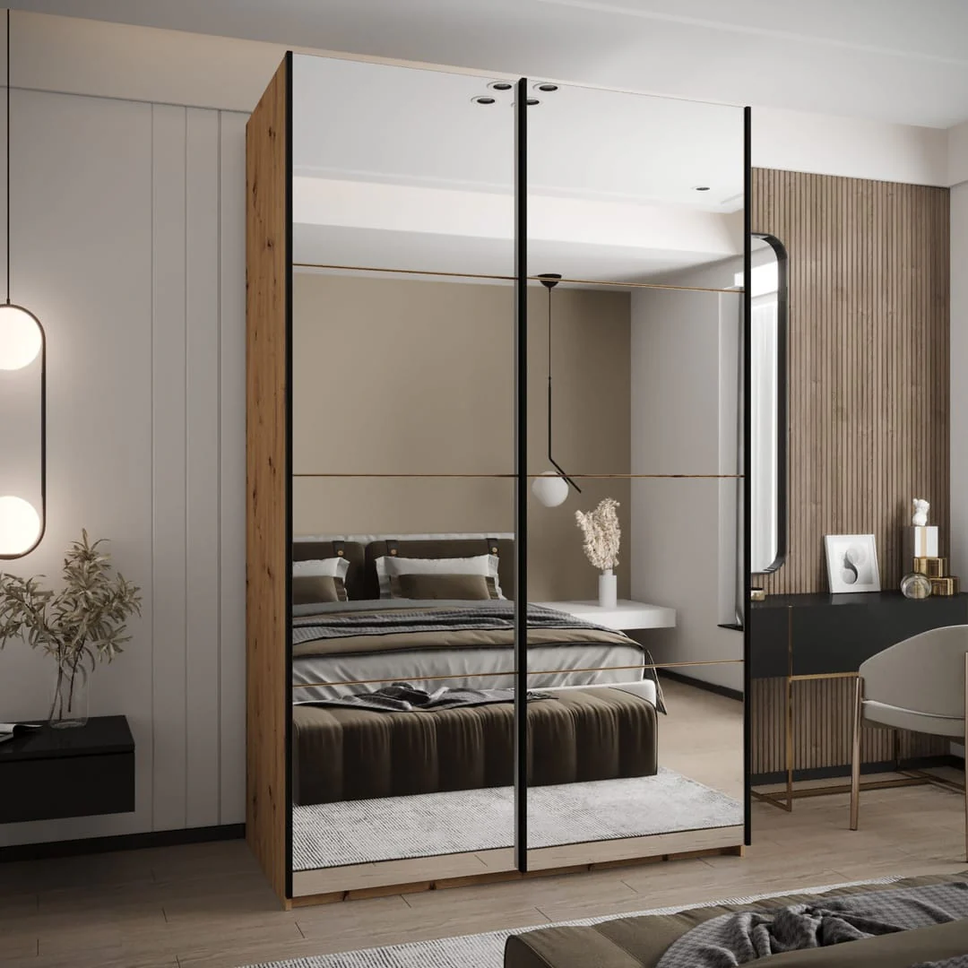 Trosa II Sliding Door Wardrobe 150cm - Image 3