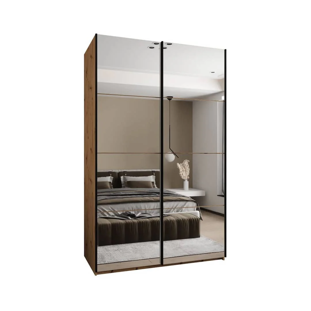 Trosa II Sliding Door Wardrobe 150cm - Image 4
