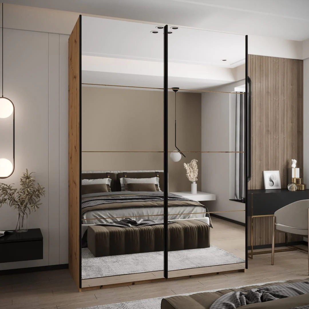 Trosa II Sliding Door Wardrobe 170cm - Image 3