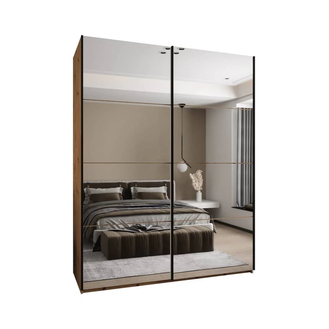 Trosa II Sliding Door Wardrobe 200cm - Image 4