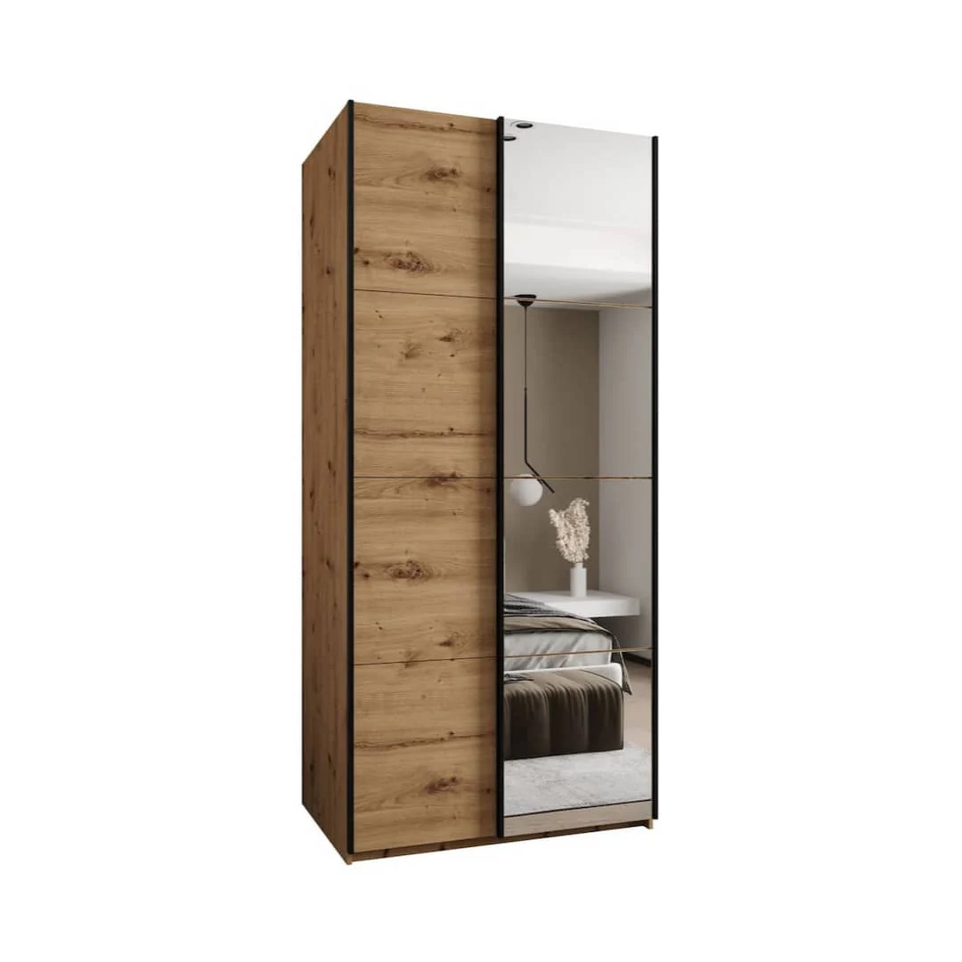 Trosa III Sliding Door Wardrobe 110cm - Image 4