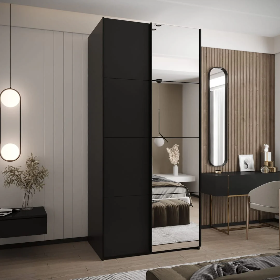 Trosa III Sliding Door Wardrobe 110cm - Image 7